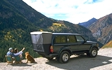 Toyota LandCruser with XO-Shell tailgate tent